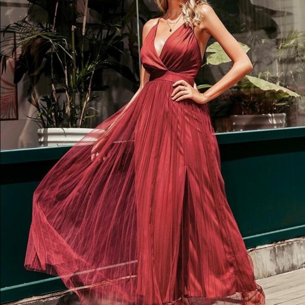 Red dress